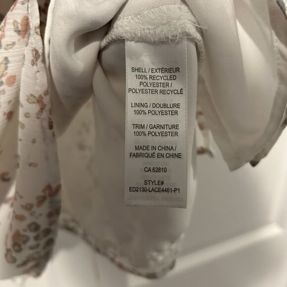 Lace Tank Soft Cream and Pink Design - Picture 6 of 8